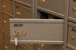 A safe deposit box may not be the best place to keep some items.